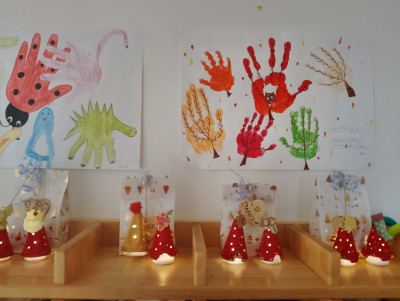 Weihnachtsbasteln für die Eltern