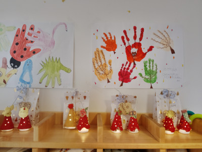 Geschenke von den Kleinen.