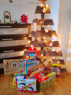 Weihnachtsgeschenke vom Weihnachtsmann